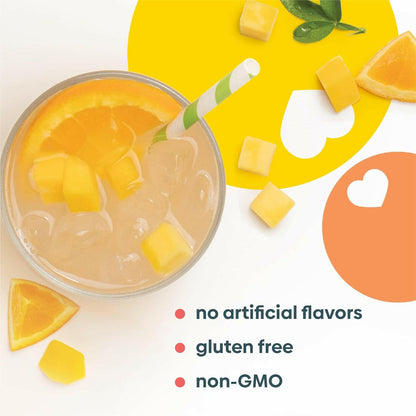 UpSpring Milkflow Immune Support Breastfeeding Supplement Drink Mix with Fenugreek | Orange Mango Flavor | Lactation Supplement to Support Breast Milk Supply | 16 Drink Mixes