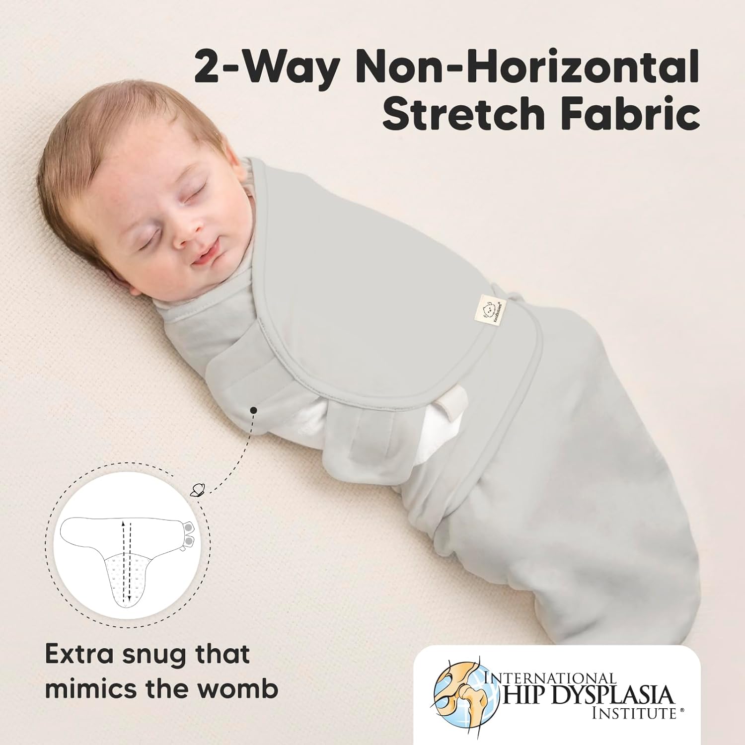 3-Pack Organic Baby Swaddle Sleep Sacks, 3-6 Months