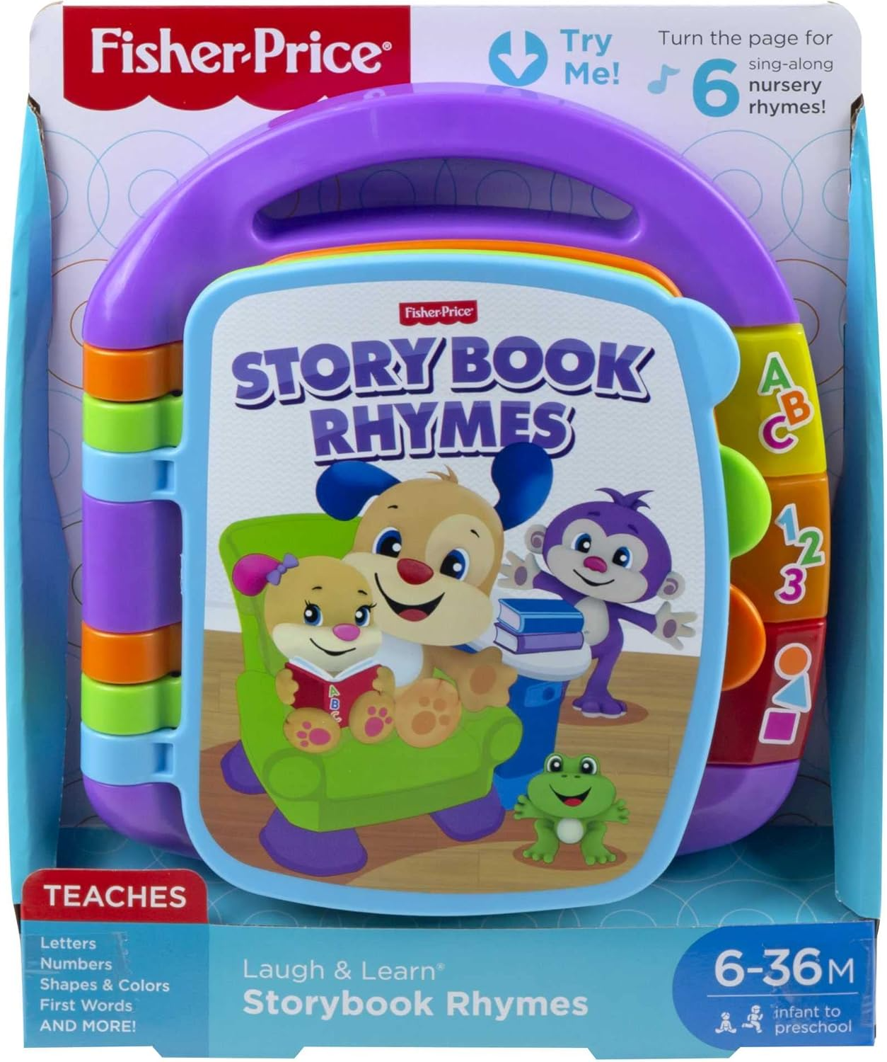 Fisher Price Laugh & Learn Storybook Rhymes Book