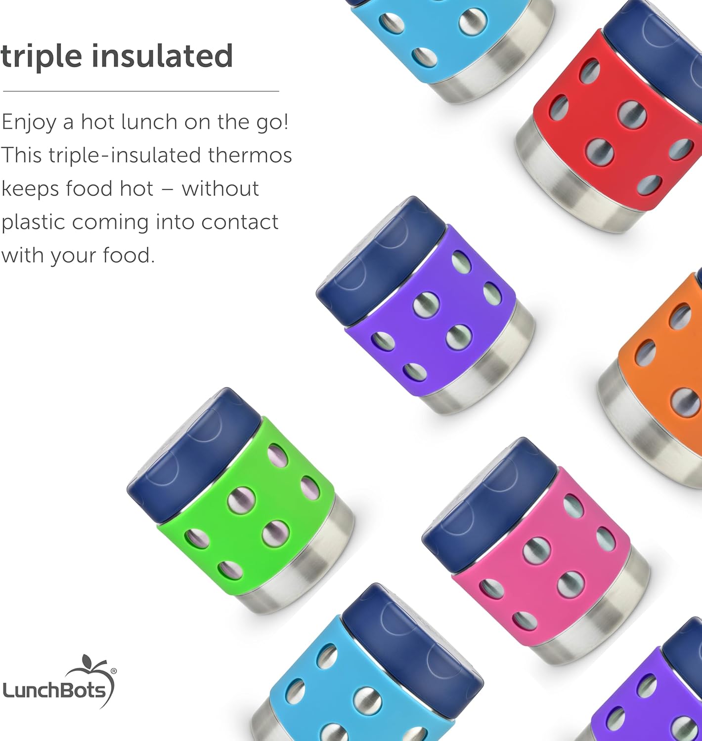 LunchBots Stainless Steel Insulated Food Container