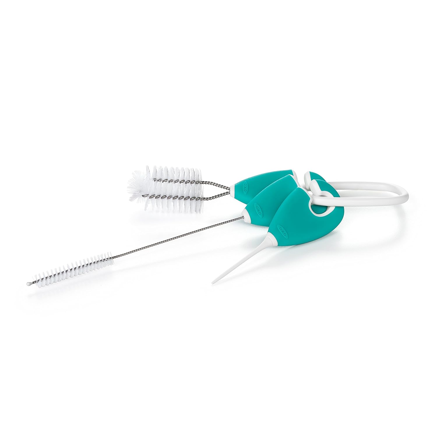 OXO Tot Cleaning Set for Straw & Sippy Cup, Teal