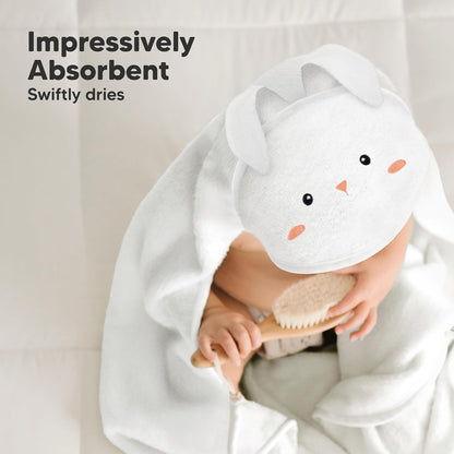 Keababies Cuddle Baby Hooded Towel (Bunny)