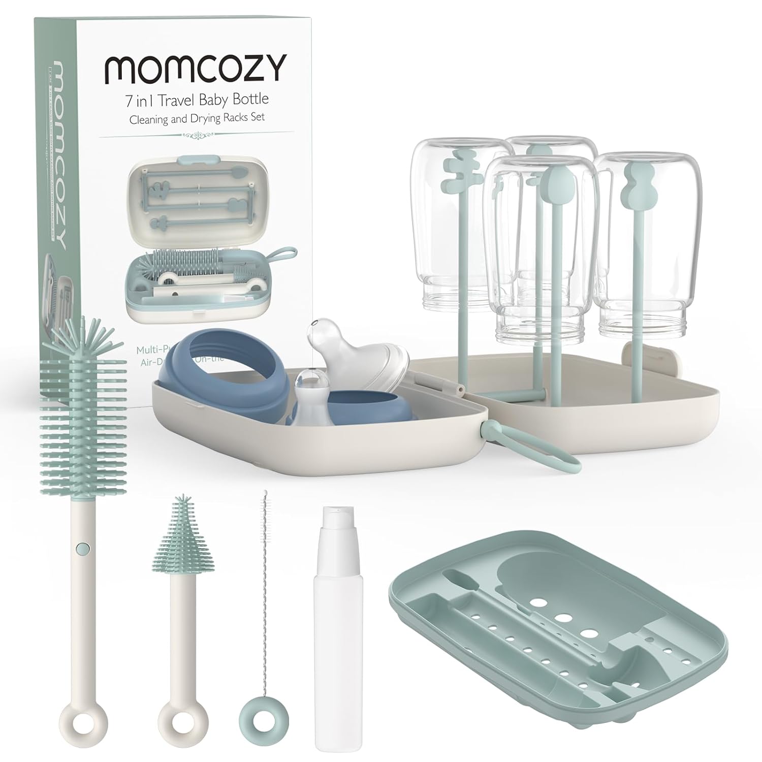 Momcozy 7 in 1 Bottle Brush Set