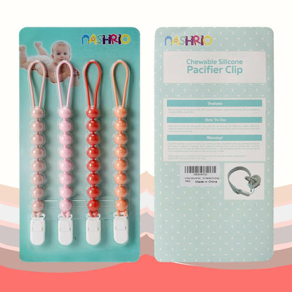 4 مشابك لهاية من السيليكون