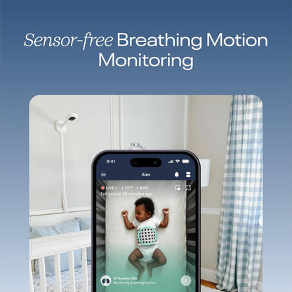 Nanit Pro Baby Monitor with Wall Mount & Sleep Tracking