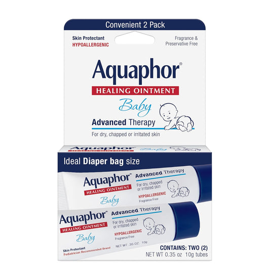 Aquaphor Baby Healing Ointment Advanced Therapy Skin Protectant - Pack of 2