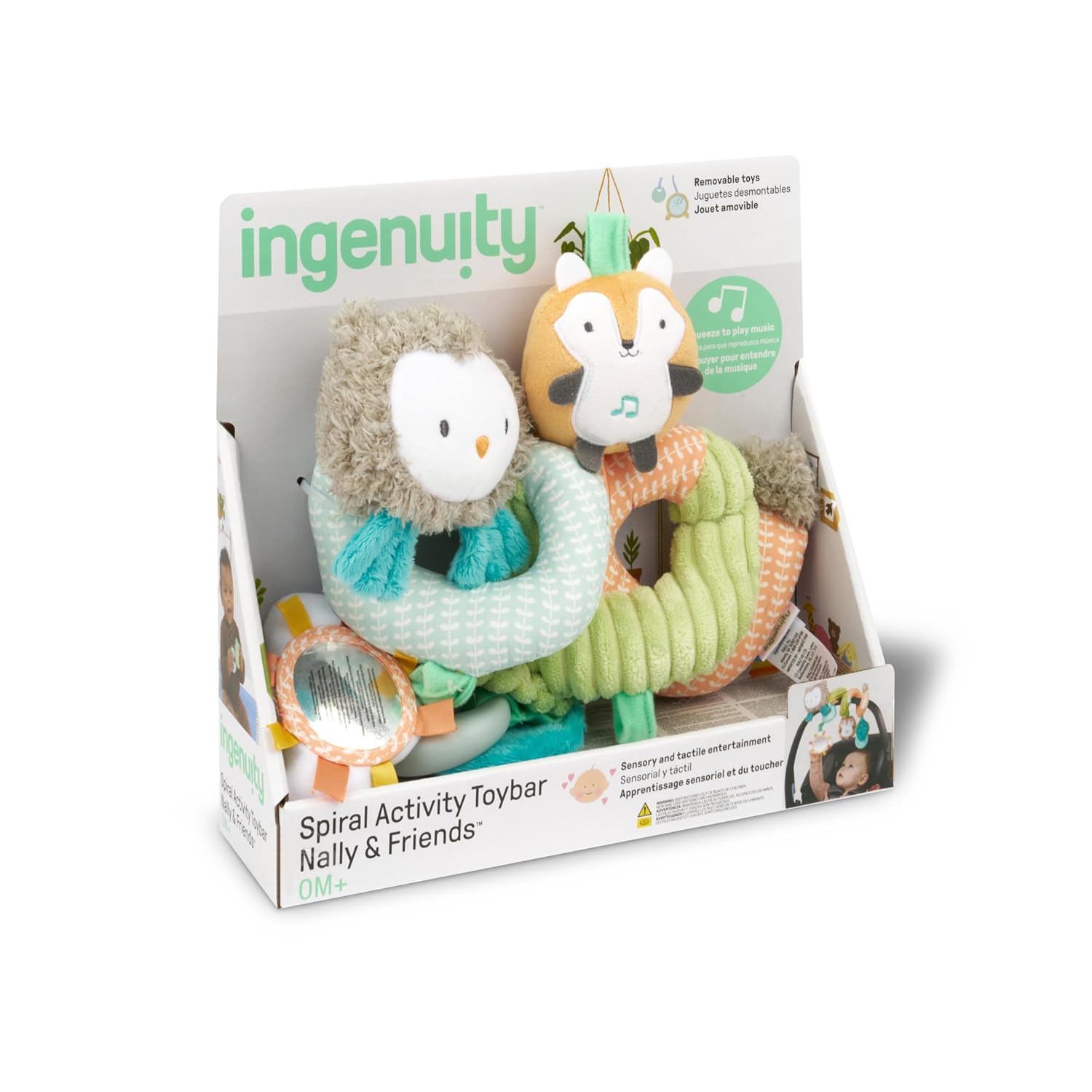 Ingenuity Nally and Friends Spiral Activity Toy Bar