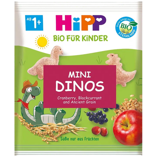 Hipp Oragnic Mini Dinos Cranberry (30g)