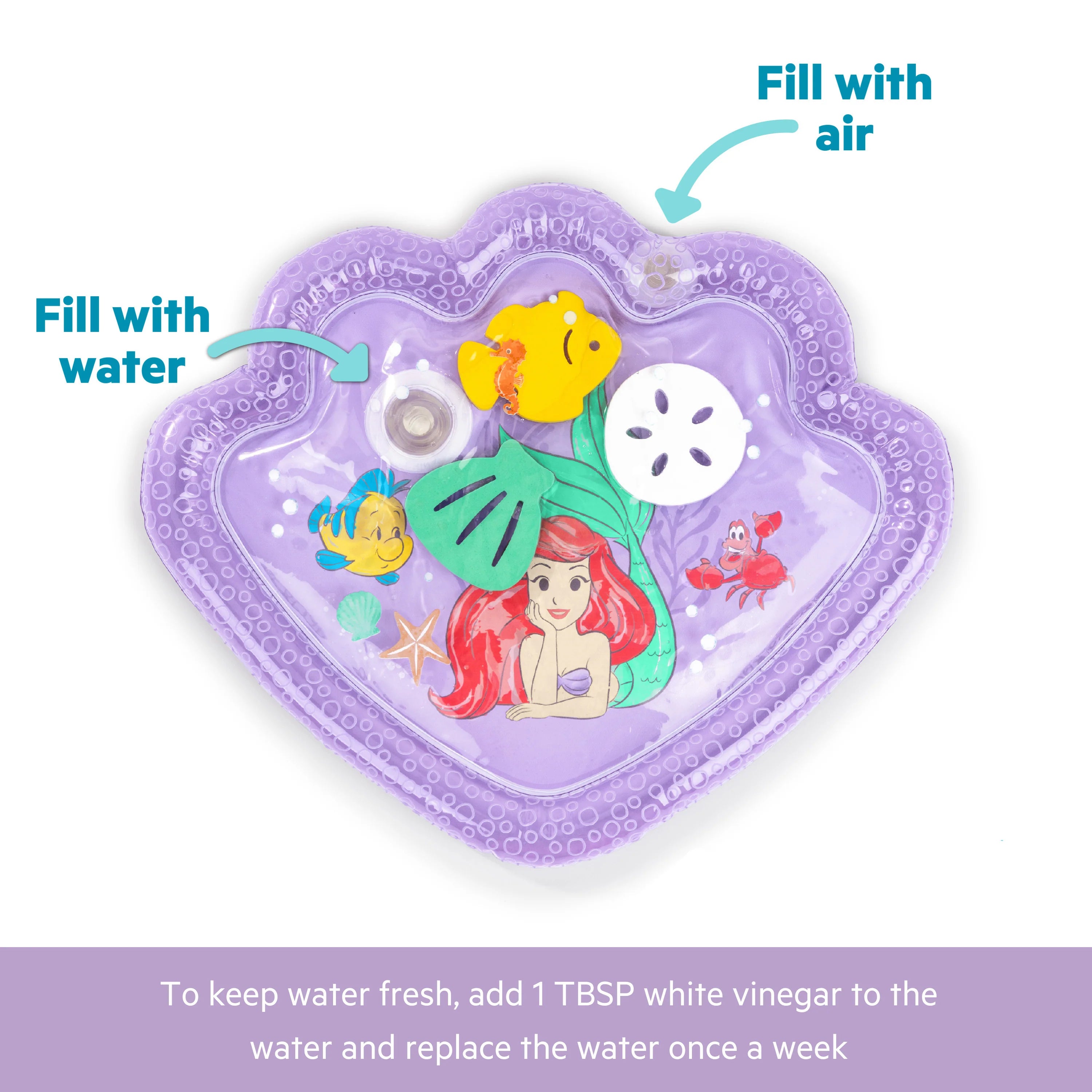 Bright Starts Disney Baby The Little Mermaid Sea Treasures Tummy Time Water