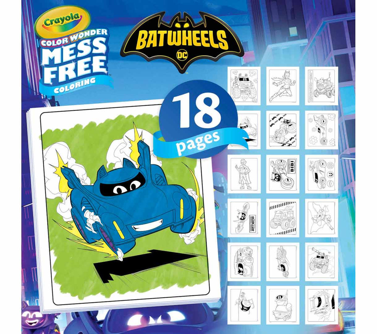 Crayola Color Wonder - Batwheels