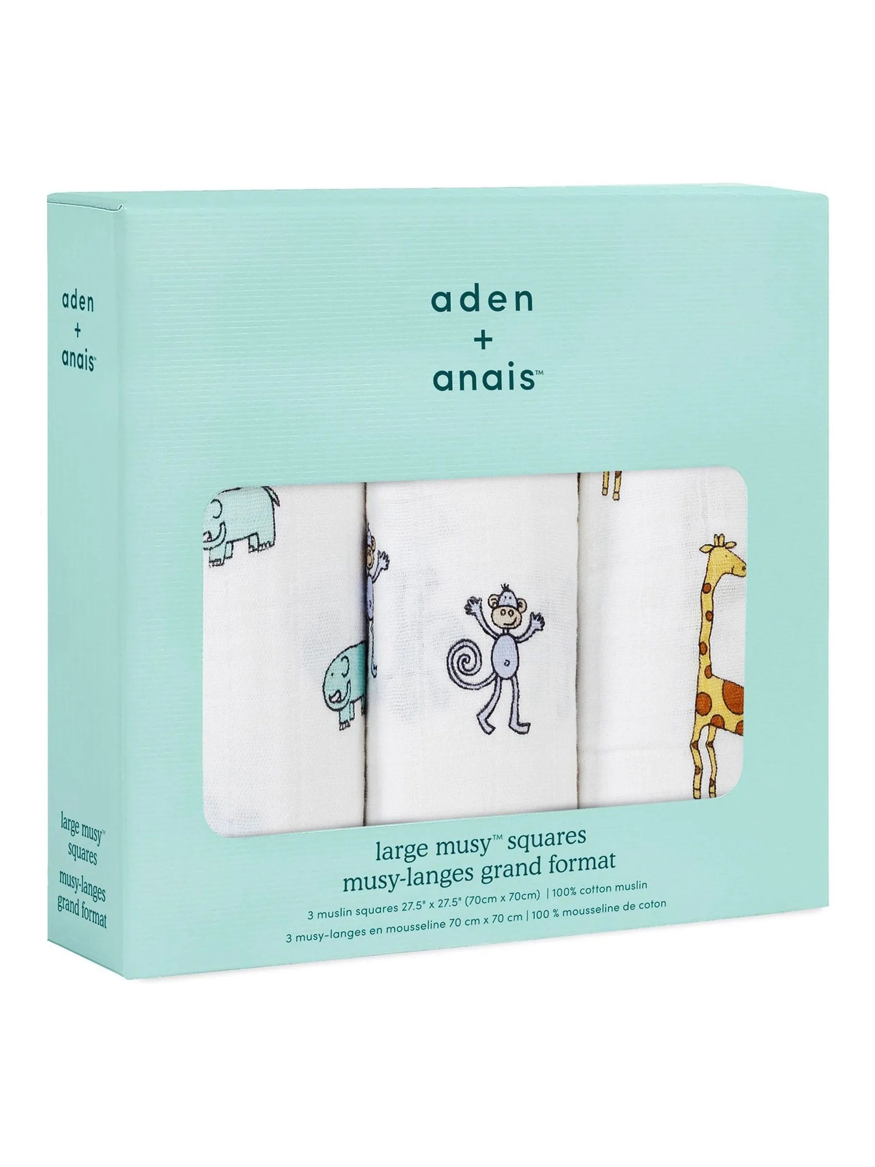 Aden & Anais Musy Muslin Squares - Pack of 3