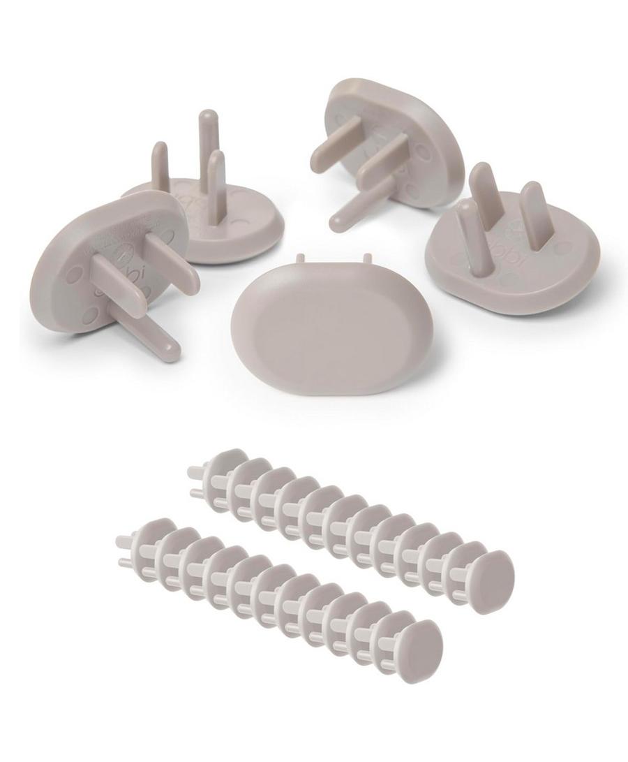 Ubbi Outlet Covers Set (Taupe) - Pack of 24