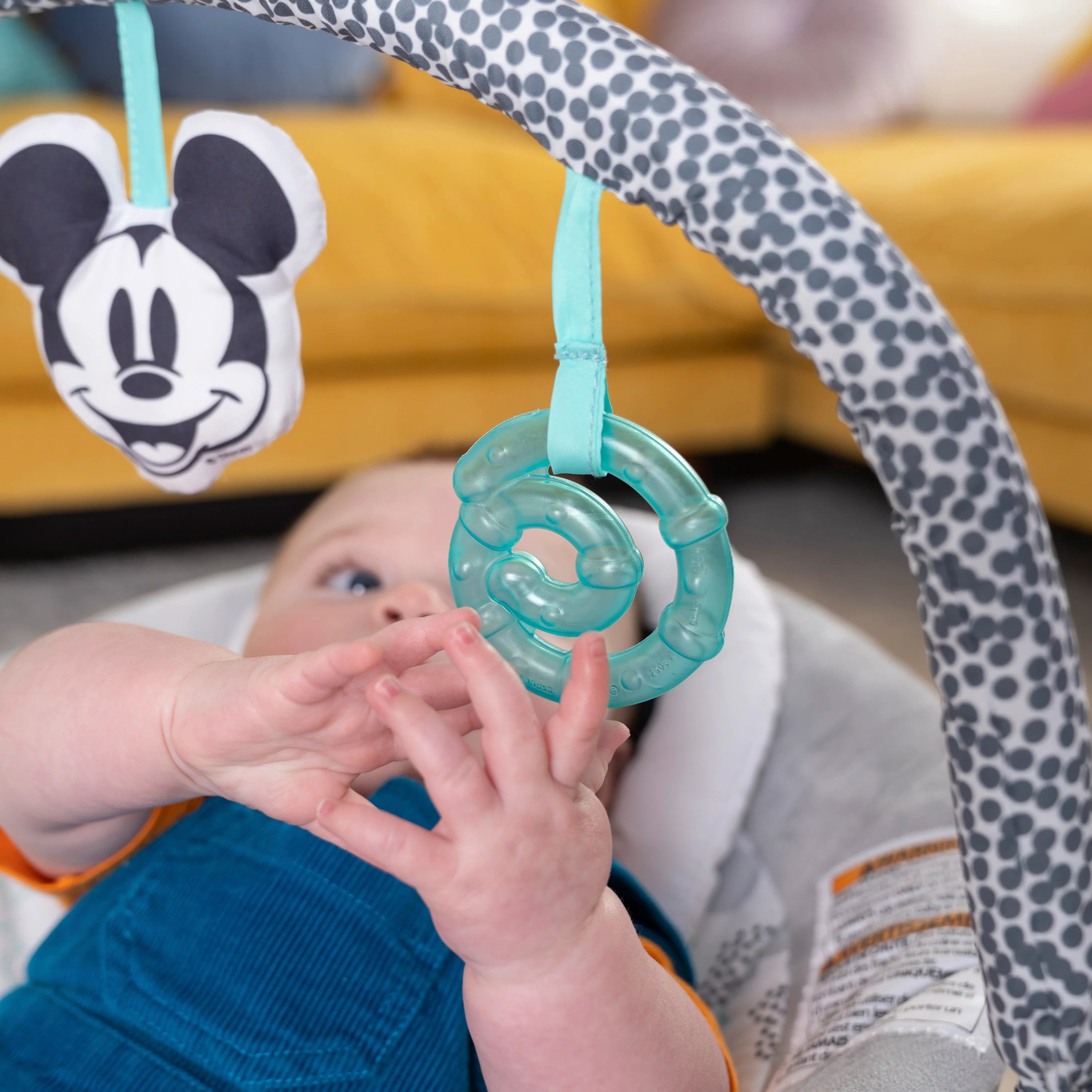 Bright Starts Mickey Mouse Cloudscapes Comfy Bouncer