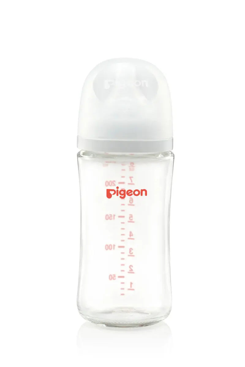 Pigeon SofTouch Nursing Bottle Glass, 240ml, 3m+
