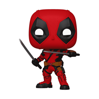 Funko Pop! - Marvel Deadpool & Wolverine Deadpool with Swords Vinyl Bobblehead Figure - 10.2 cm