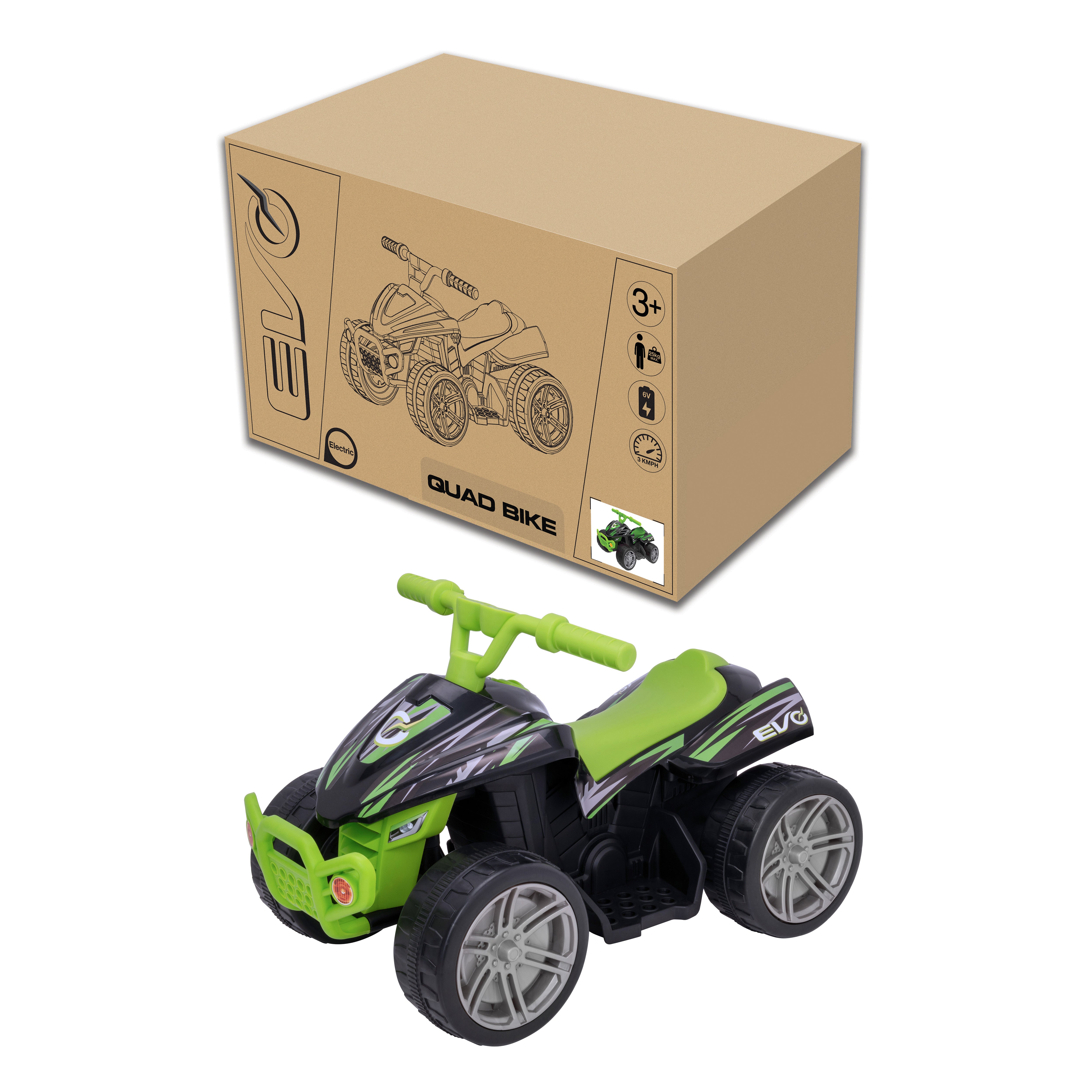 HTI Evo Ride On Quad Bike Venom 6v