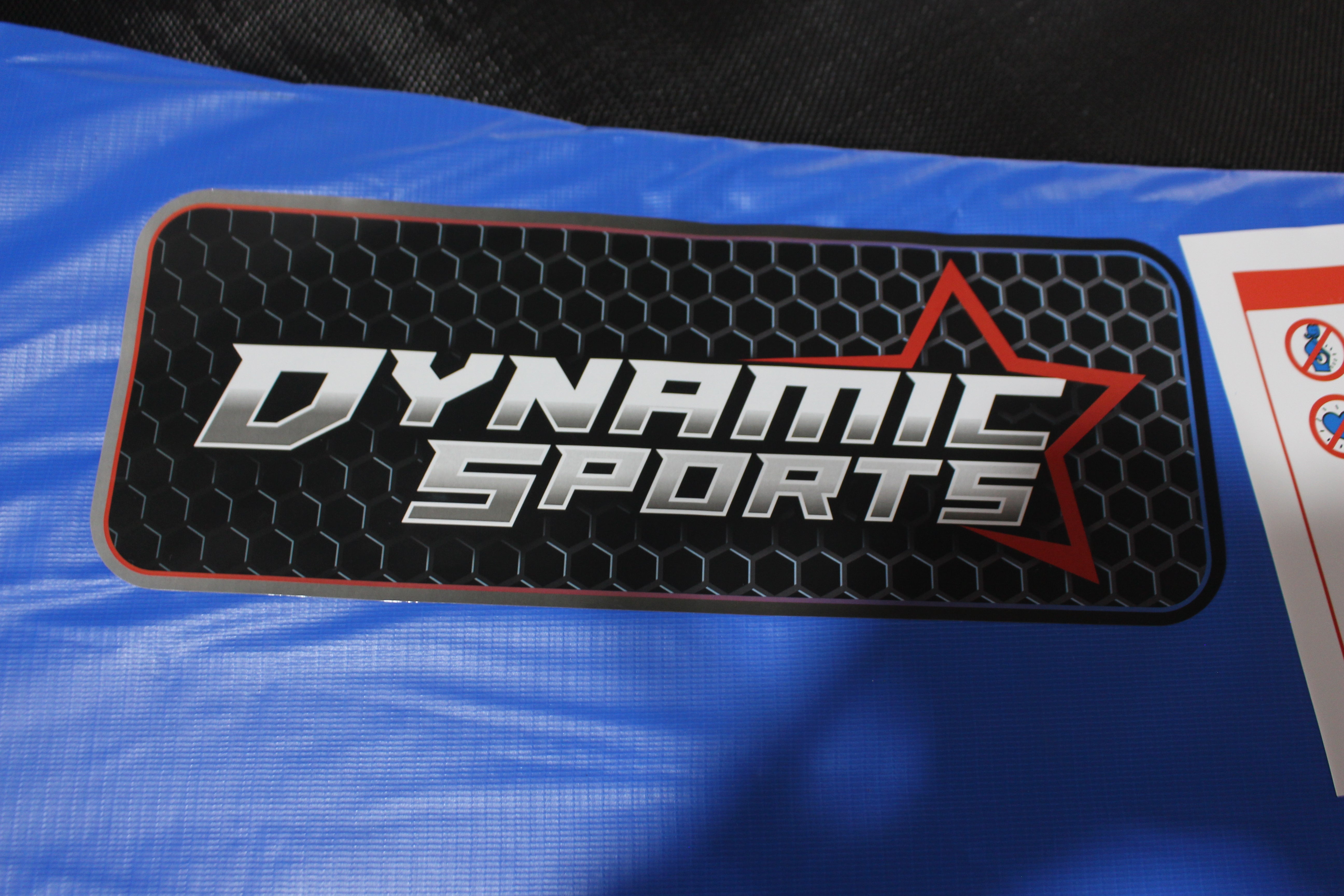 Fun Jump 12 Ft Blue Trampoline With Outside Short Pole Safety Net and Ladder