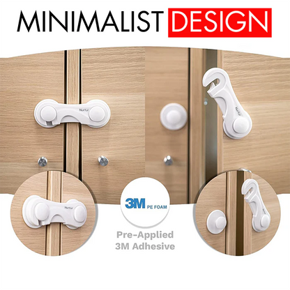 Nurtur Safety Cabinet Lock - Pack of 1 (35*97*18mm)