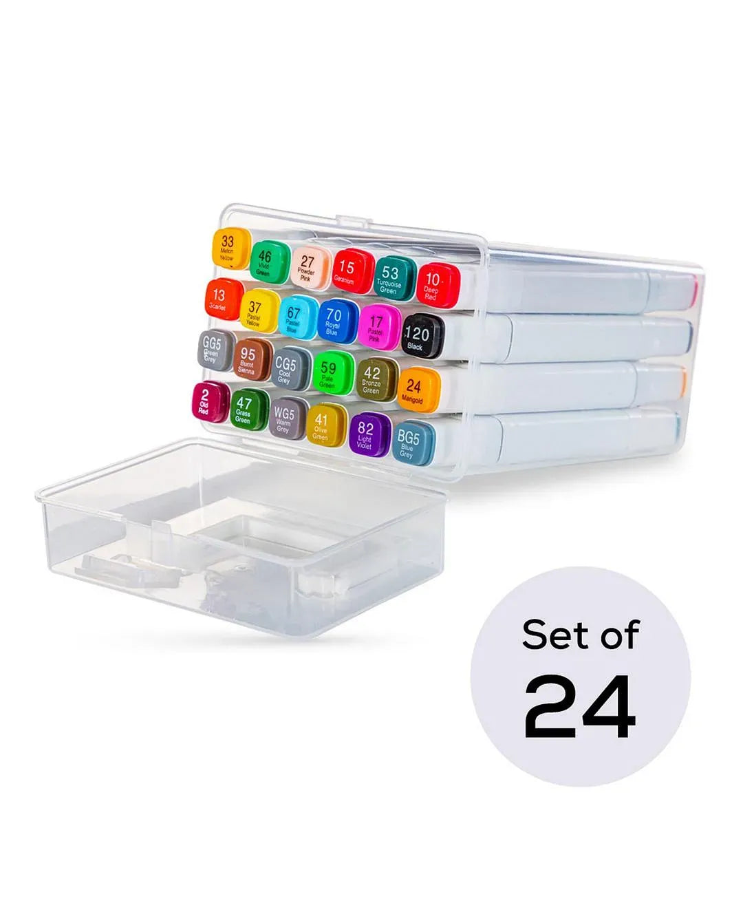 Eazy Kids Dual Markers Set (24 Pcs)