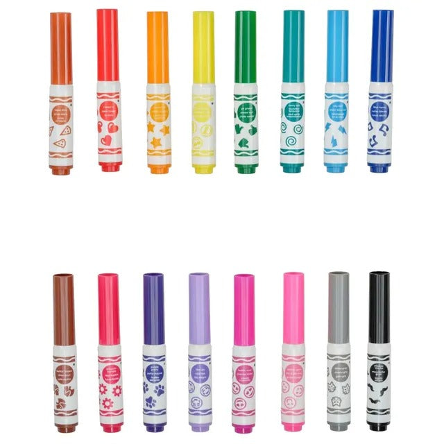 Crayola Pip-Squeaks Mini Stamper Washable Markers – 16pcs