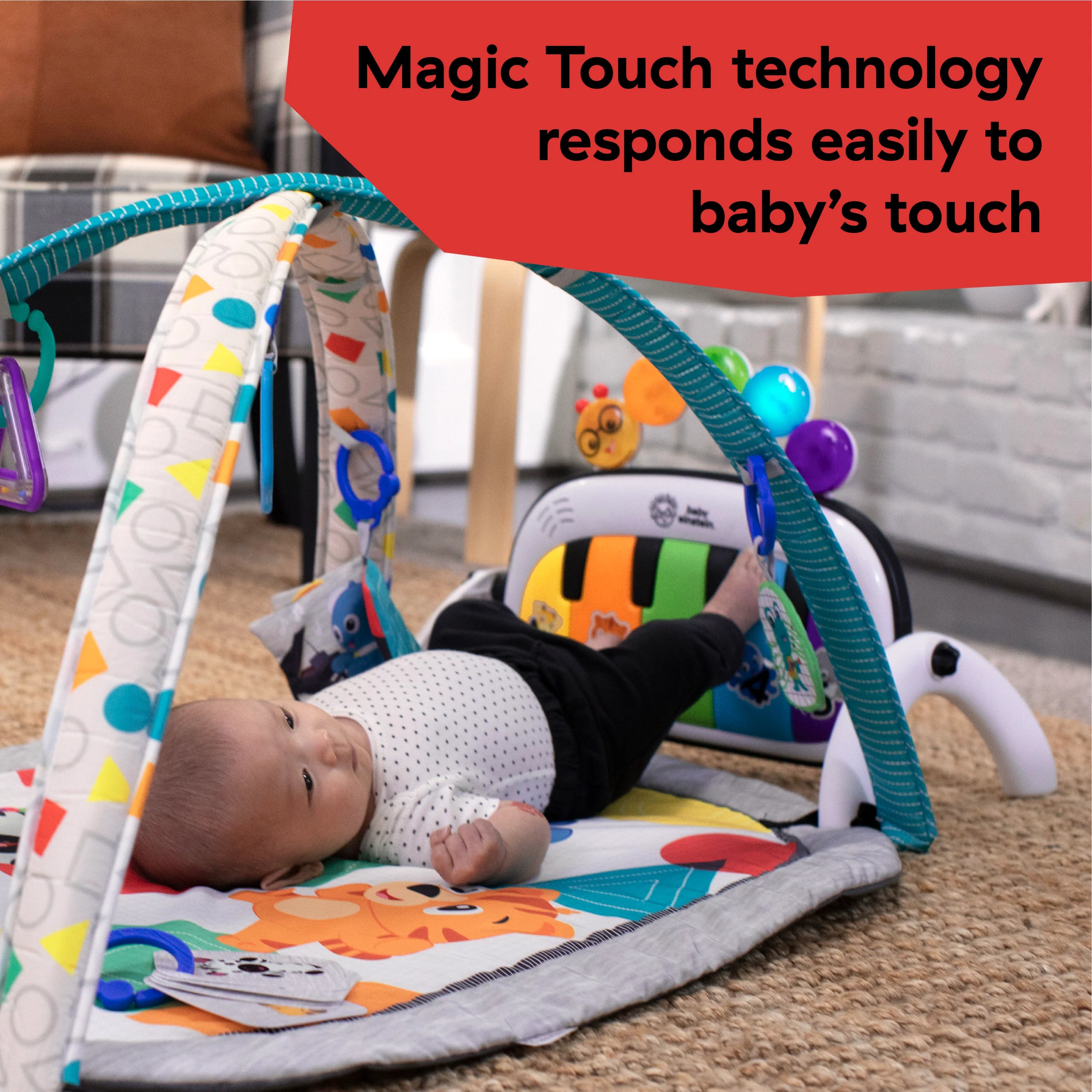 Baby Einstein 4-in-1 Kickin' Tunes Music and Language Discovery Gym