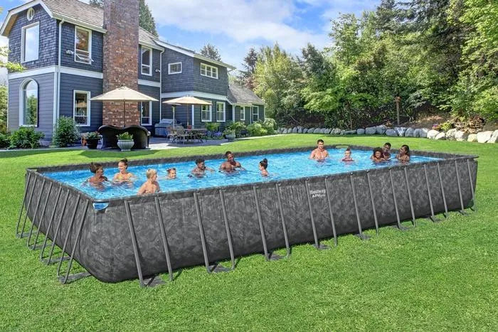 Bestway APX 365 Rectangular Garden Pool (9.56L x 4.88W x 1.32H meters / 31'4" x 16' x 52")