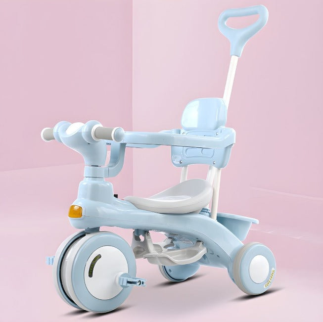 Tobbi Kids Tricycle with Handle for Kids – Blue