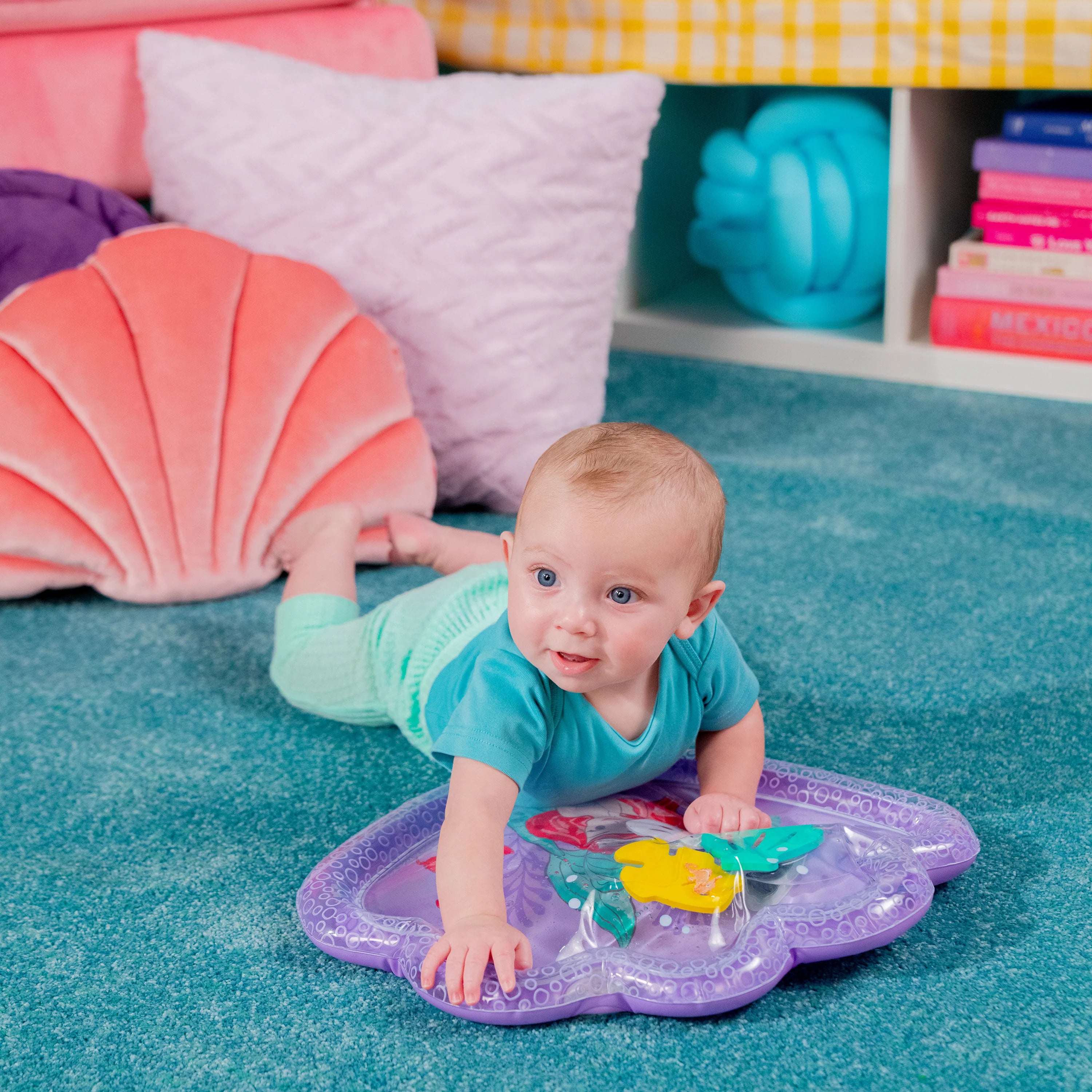 Bright Starts Disney Baby The Little Mermaid Sea Treasures Tummy Time Water