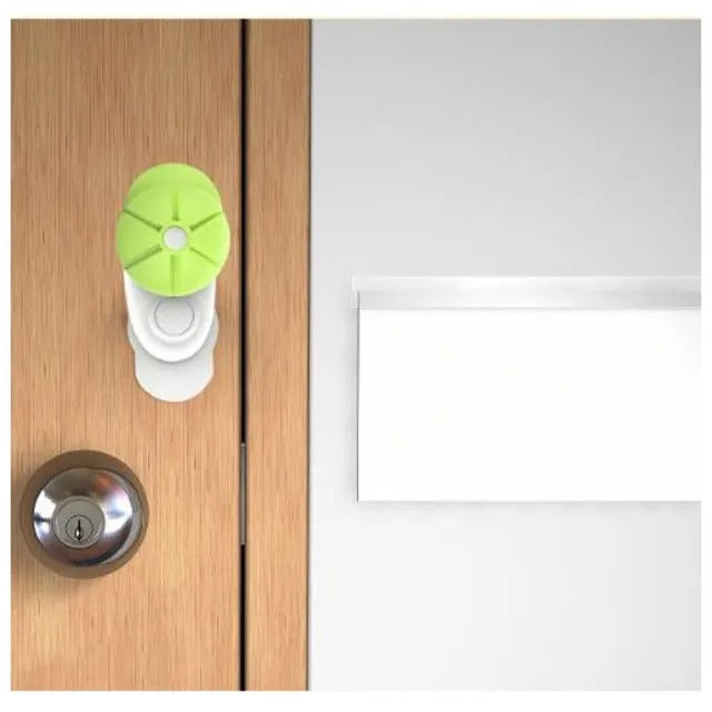 Baby Safe Door Stopper 4-Piece Set – Green