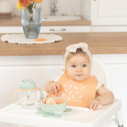 Baboo Sippy Cup with Silicone Spout - Peachy Keen (260ml | 6m+)