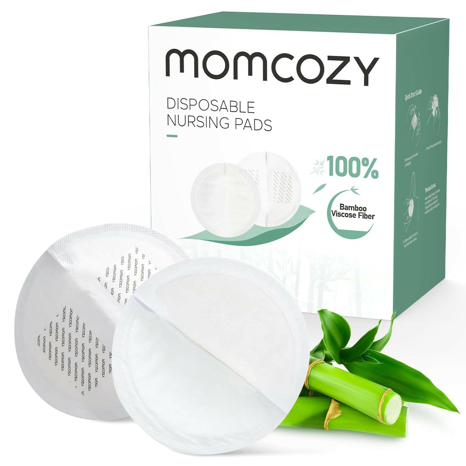 Momcozy Bamboo Fiber Disposable Nursing Pads.