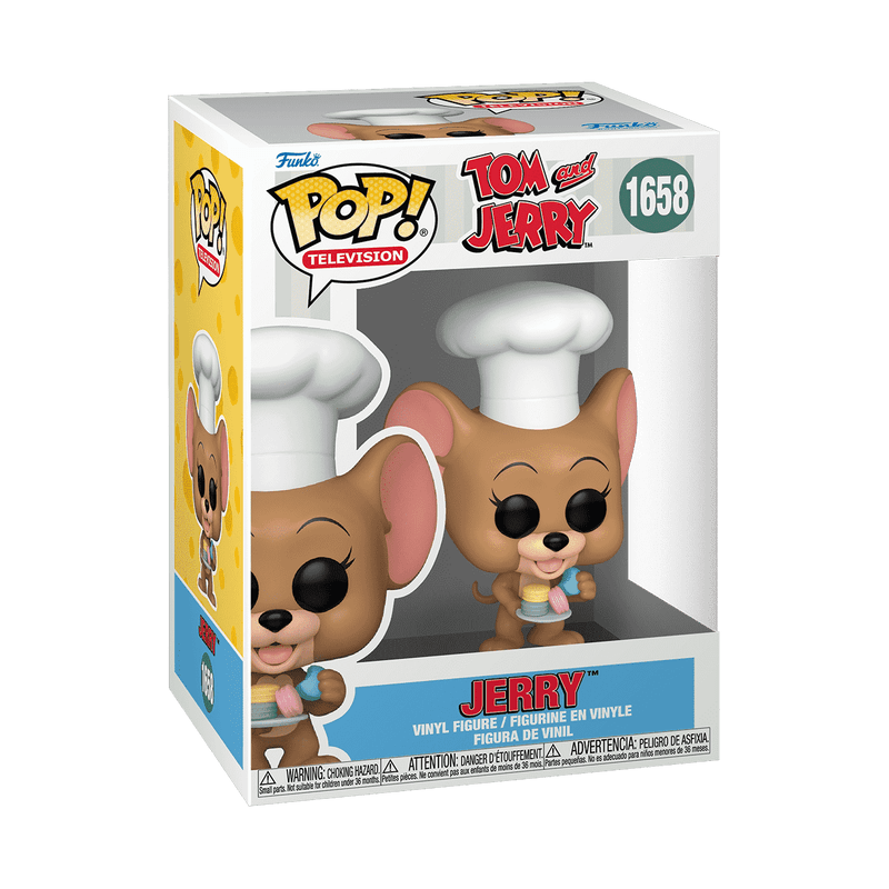 Funko Pop! - Tom & Jerry Jerry with Macarons Vinyl Figure - 9.3 cm