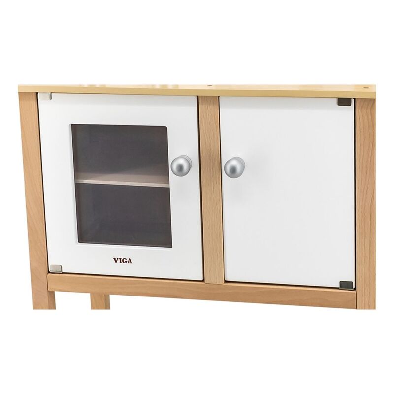 VIGA - Noble Wooden Play Kitchen with Accessories