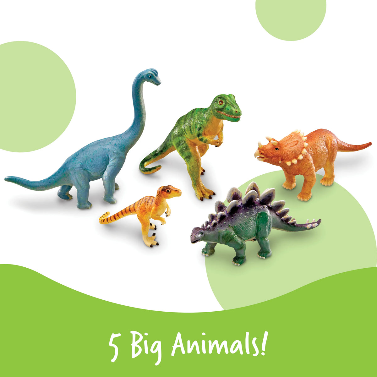 Learning Resources - Jumbo Dinosaurs Set for Imaginative Play