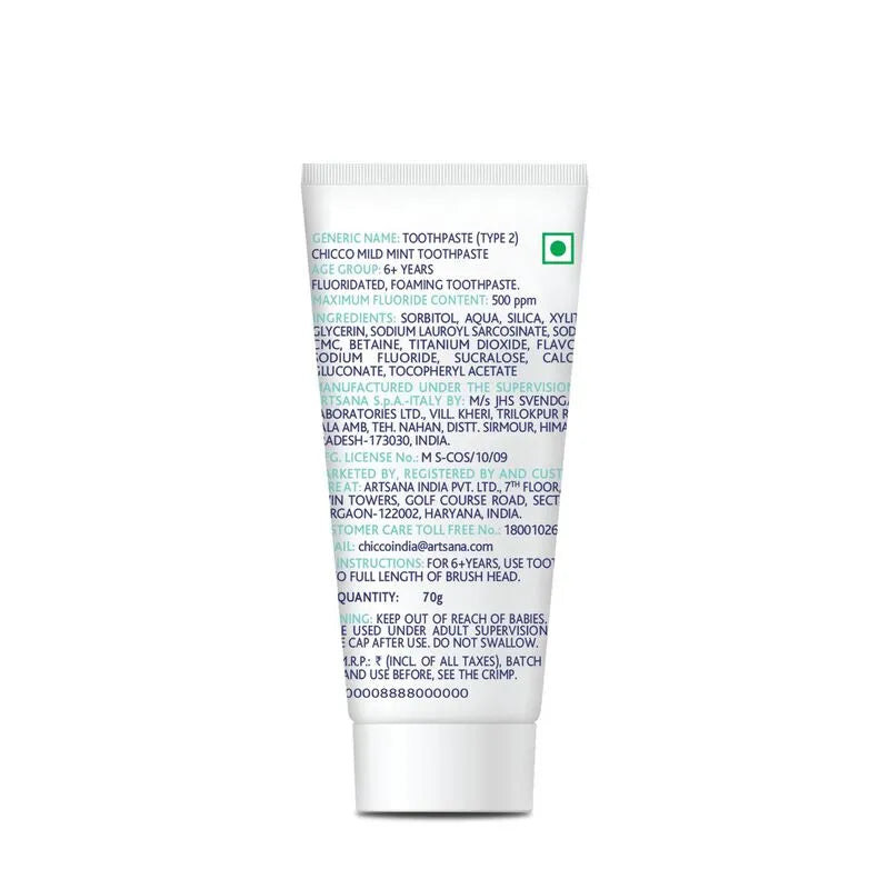 Chicco Toothpaste Mild Mint with Fluoride (6Y+)