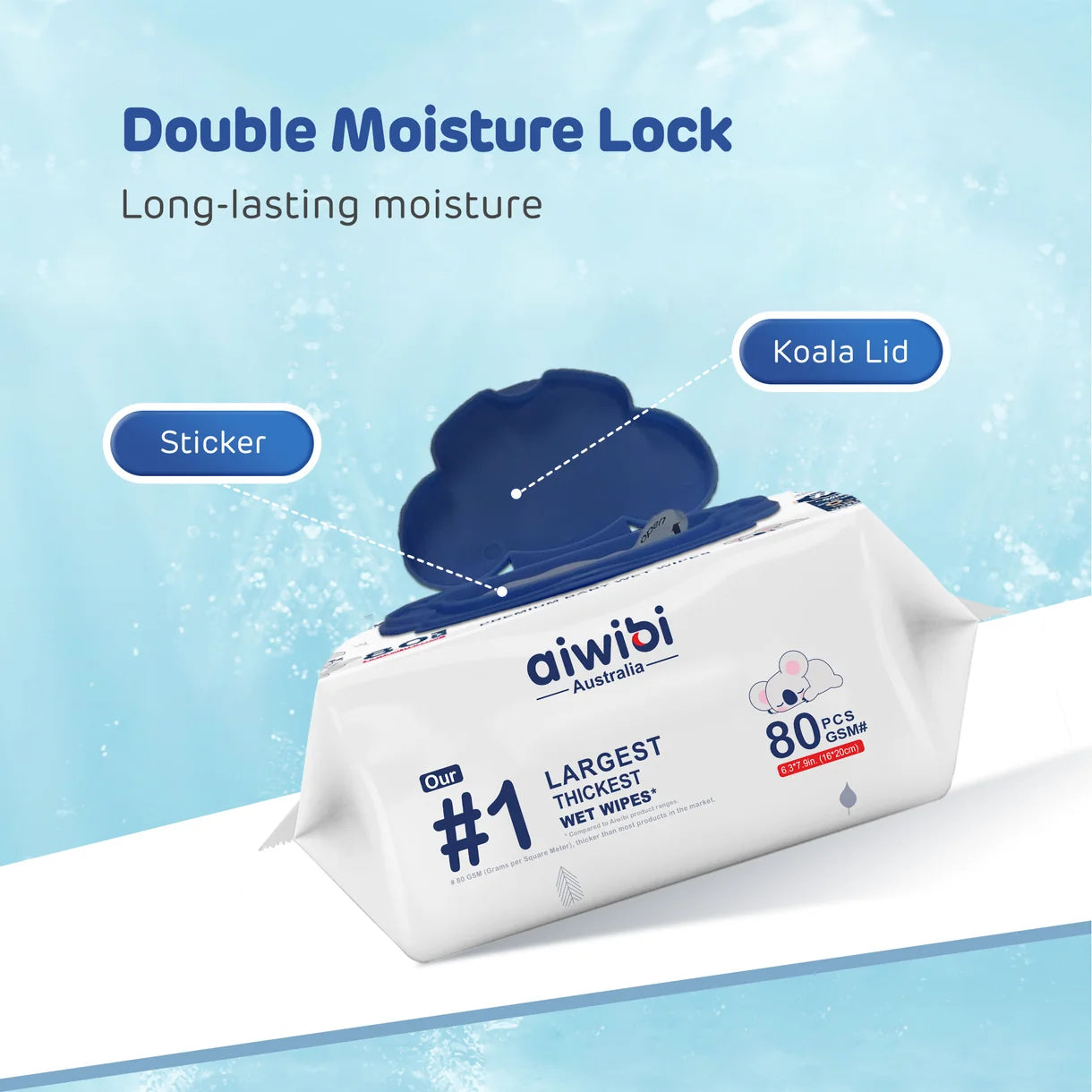 Aiwibi Premium Baby Wet Wipes