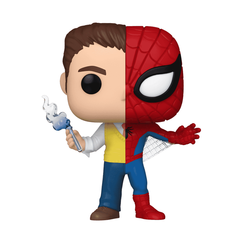 Funko Pop! - Marvel Comics Peter Parker/Spider-Man Vinyl Bobblehead Figure - 9.7 cm