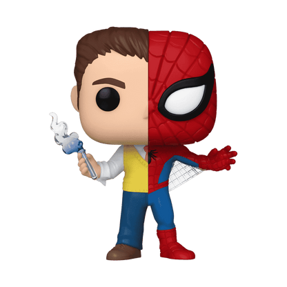 Funko Pop! - Marvel Comics Peter Parker/Spider-Man Vinyl Bobblehead Figure - 9.7 cm