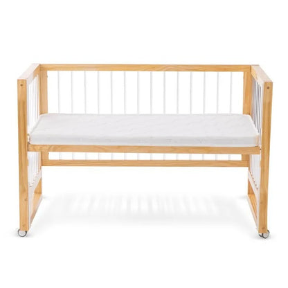 Teknum Prism 4-in-1 Convertible Crib with Mattress – White.