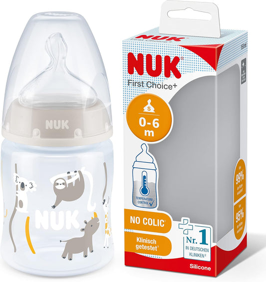 زجاجة رضاعة للأطفال نُوك الخيار الأول+، 0-6 أشهر، 150ml