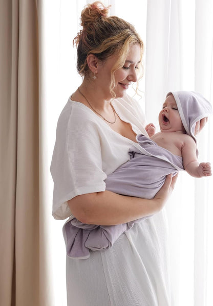 Momcozy Baby Hooded Towel Set - Pack of 2