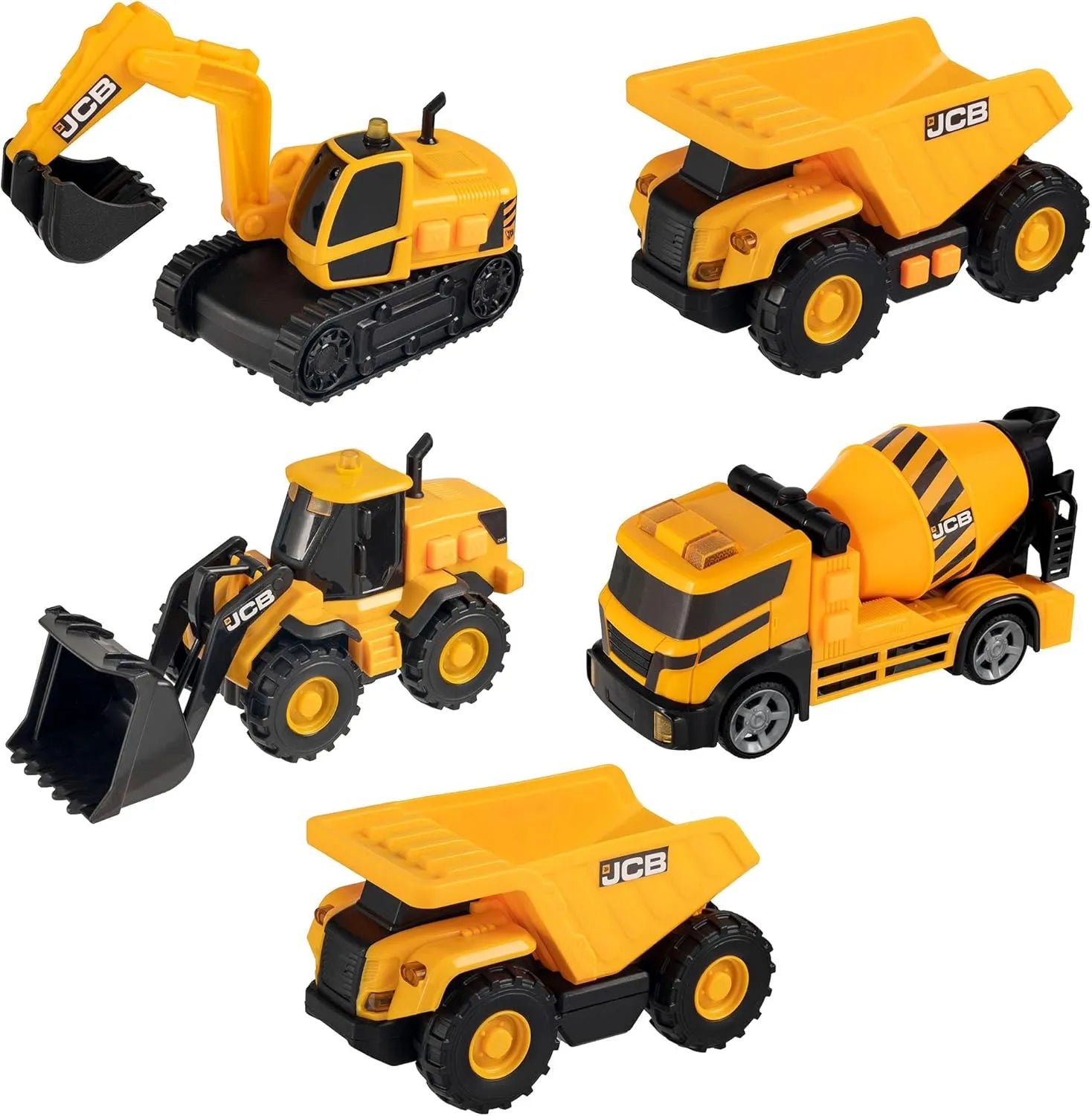Teamsterz JCB Small LS - Pack of 5