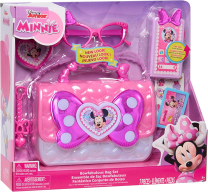 Disney Junior Minnie Mouse - Bowfabulous Bag Set Dress-Up Toy Purse