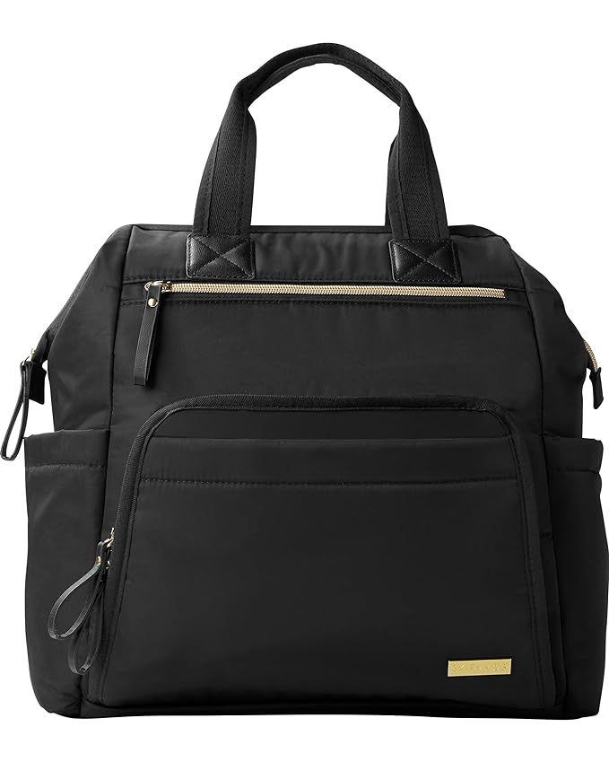Skip Hop Diaper Bag Backpack, Mainframe Large Capacity, Black