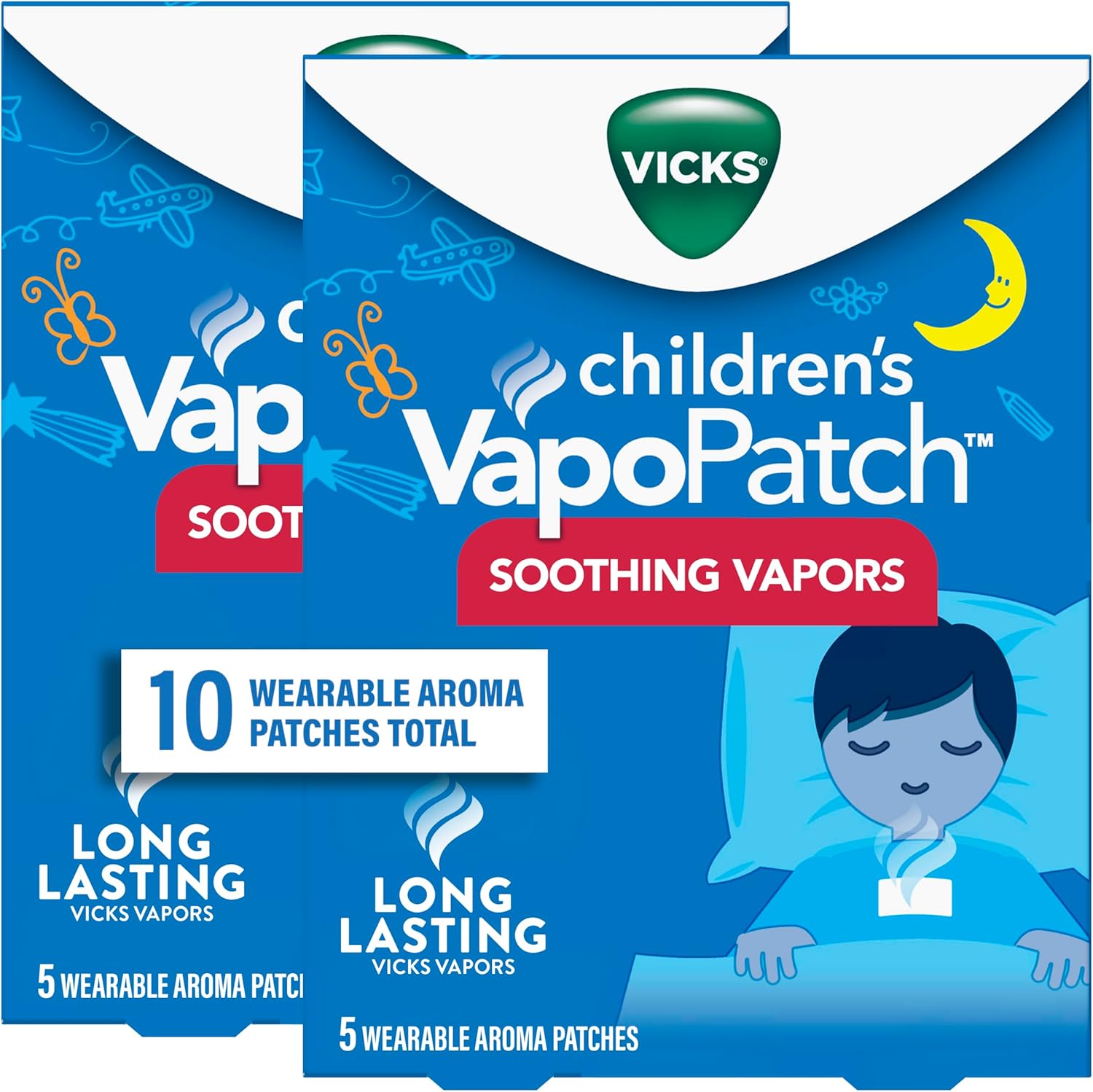 Vicks Children's VapoPatch, Soothing Vapors, 10pcs