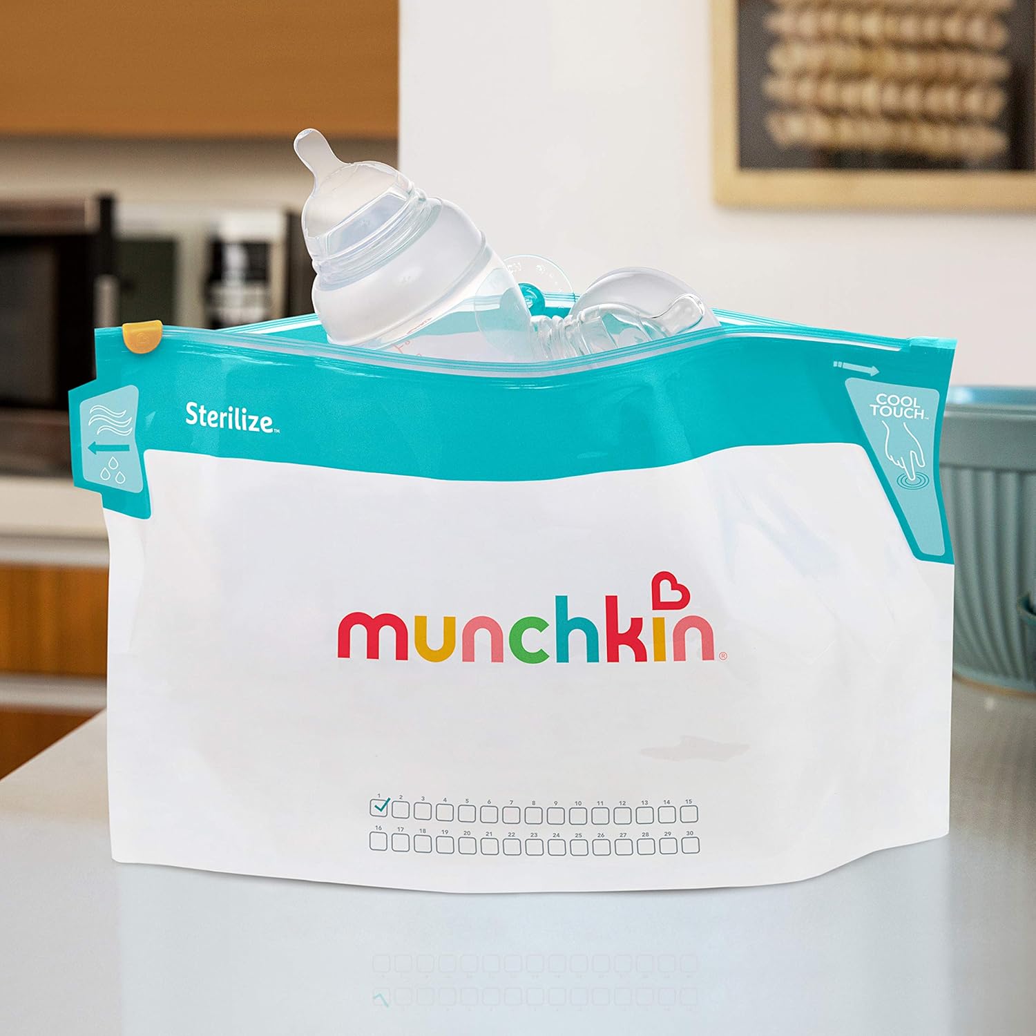 Munchkin Latch Microwave Sterilize Bags, 6pcs