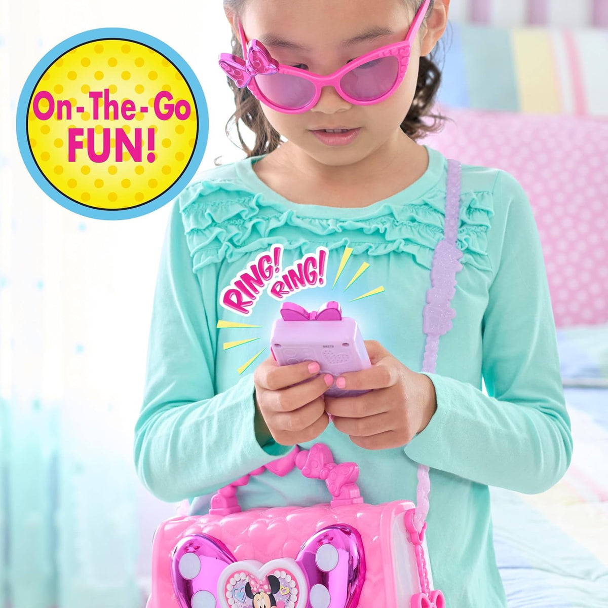 Disney Junior Minnie Mouse - Bowfabulous Bag Set Dress-Up Toy Purse