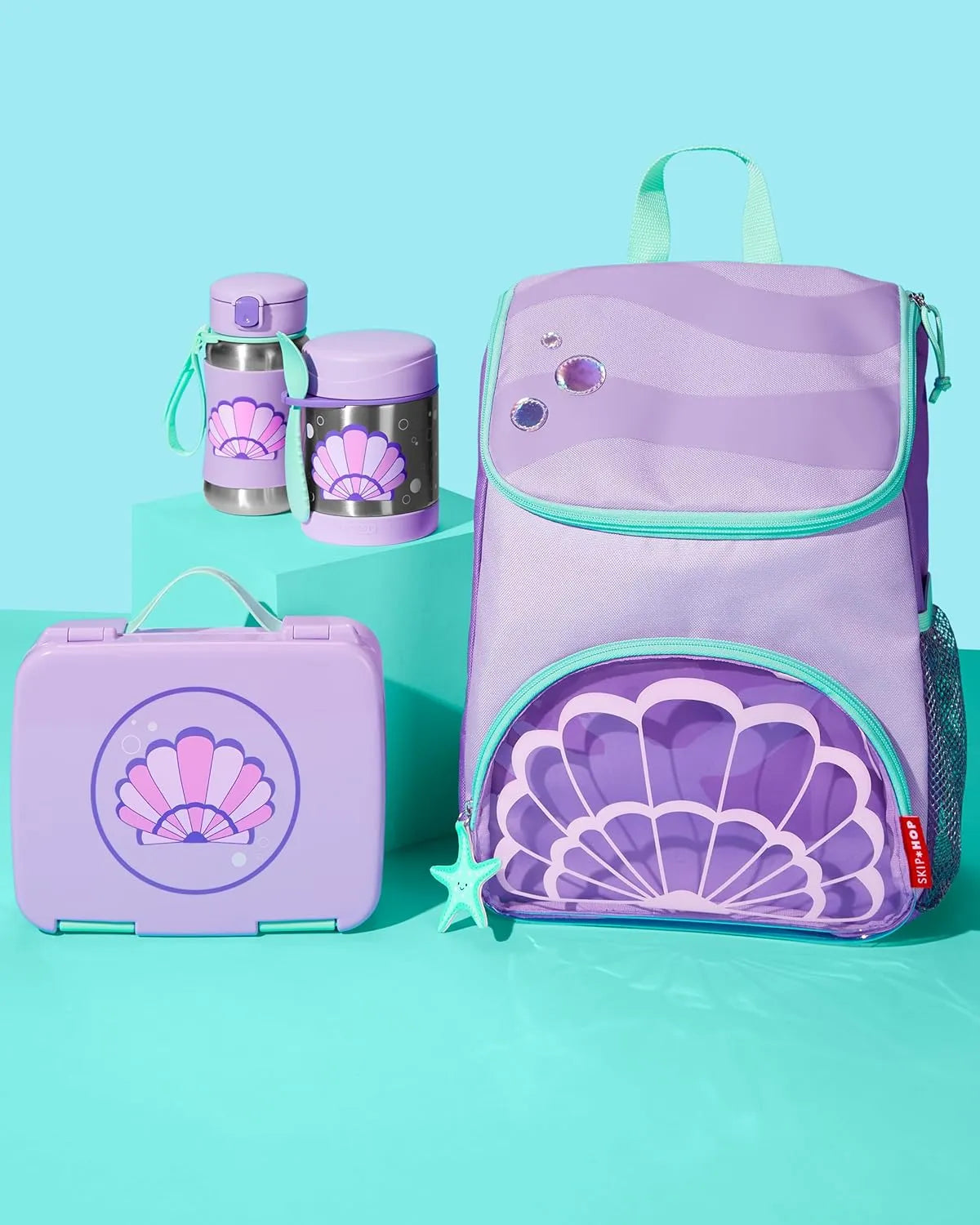 Skip Hop Spark Style Food Jar (Seashell)