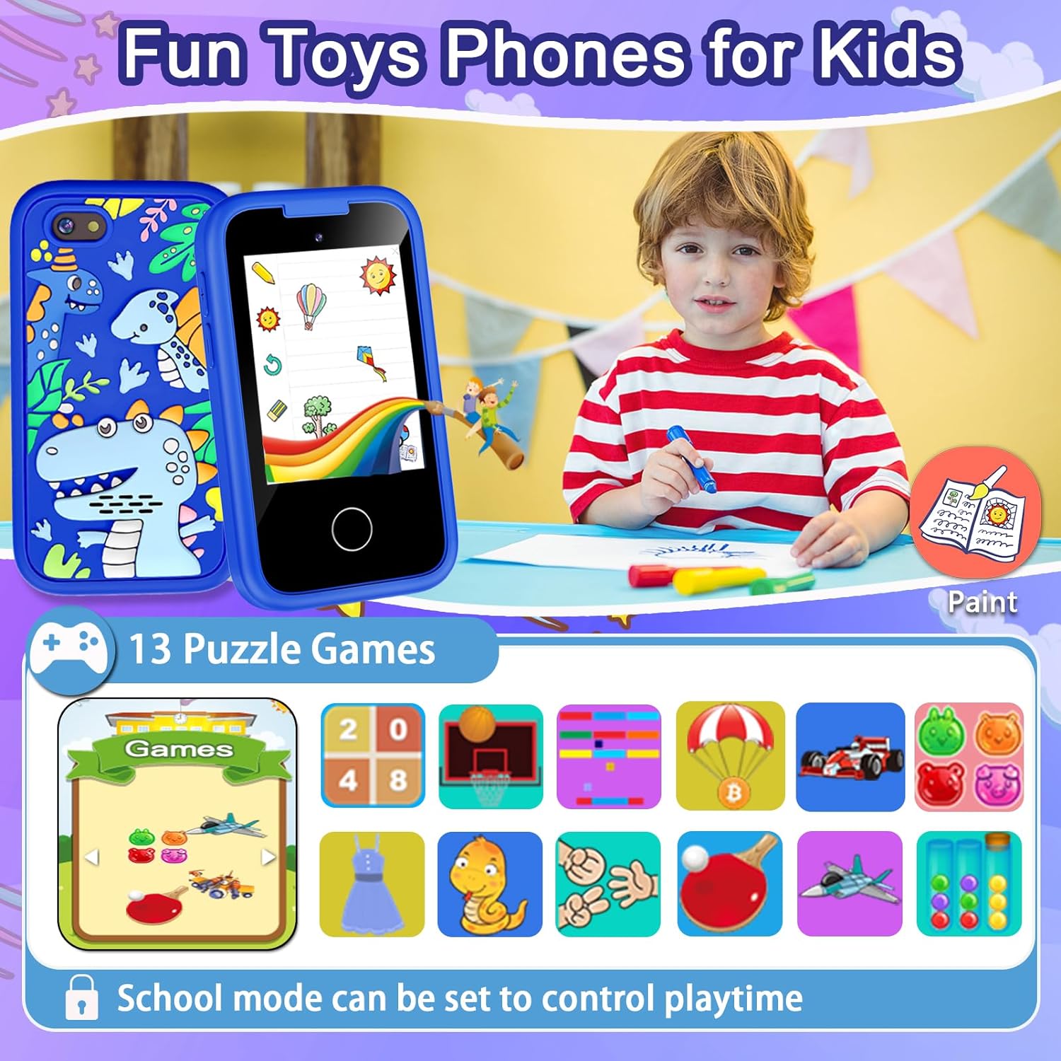 Multifunction Kids Smart Phone, 3yrs+