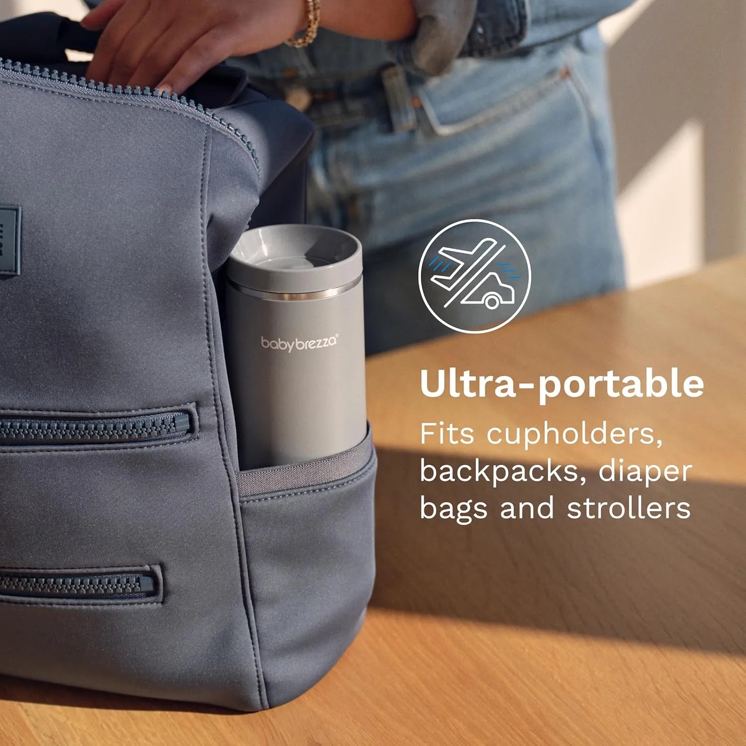 Baby Brezza Portable Bottle Warmer (Black)